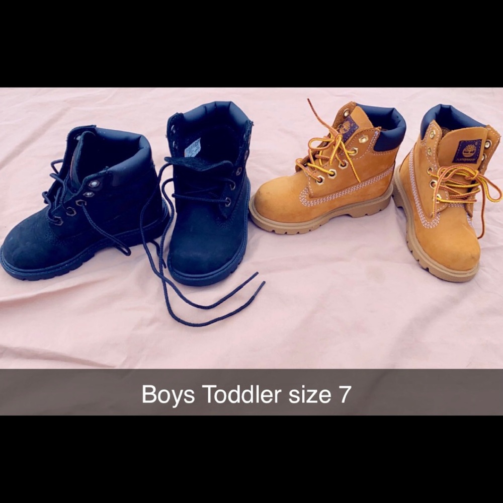 Timberland boots $50 each